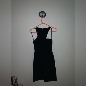 Asymmetrical Black dress